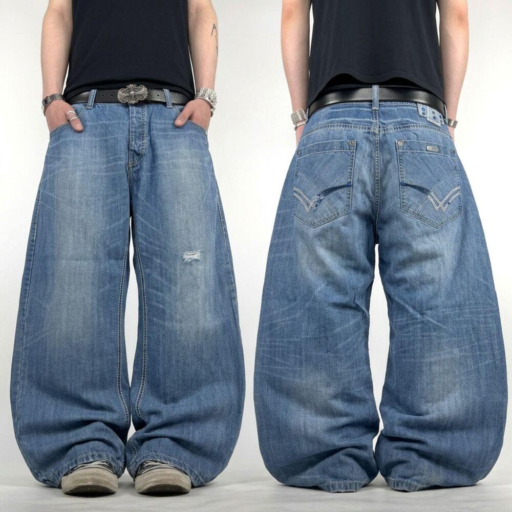 Vintage y2k rare faded stonewash grunge archive skater baggy jeans